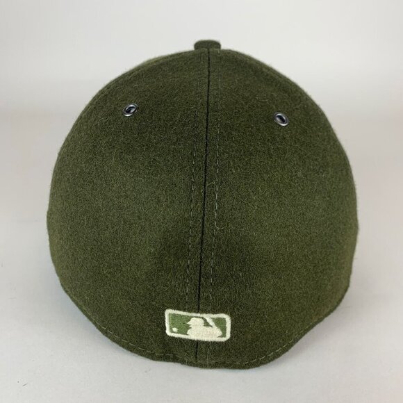 Houton Astros MLB Green New Era 59Fifty Retro Crown Fitted Hat 7 1/2 New - Picture 3 of 5